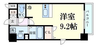 プレサンスOSAKA江坂の物件間取画像